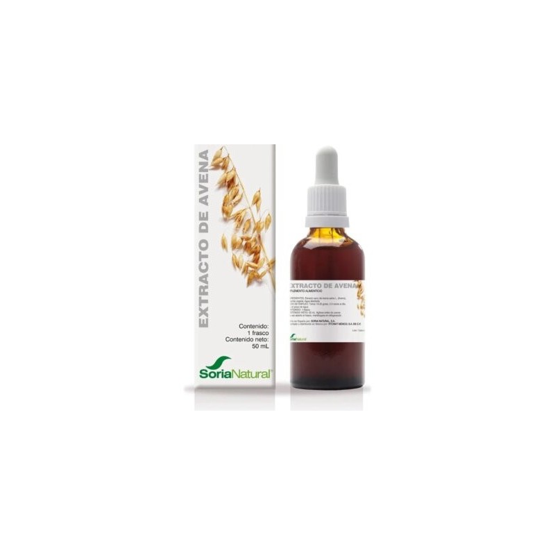 EXTRACTO DE AVENA (estrés, insomnio) 50ml Soria Natural Cad 04/27