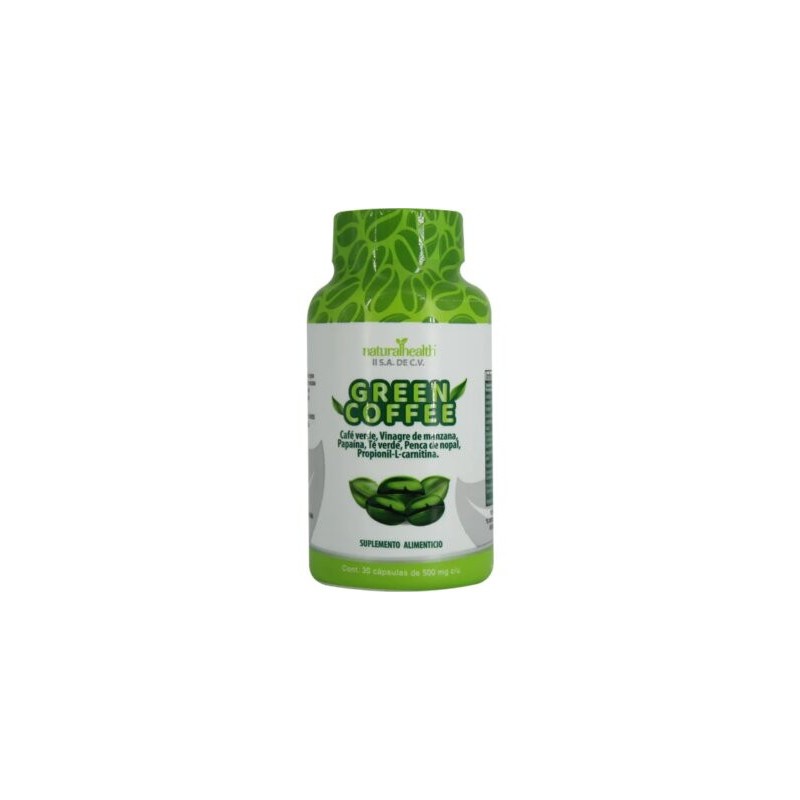 GREEN COFFEE 30 cápsulas (control de peso, obesidad, digestión) Cad 5/25