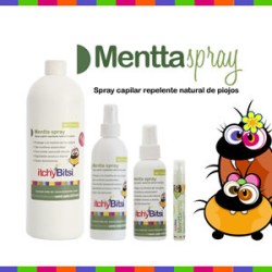 Mentta spray capilar repelente natural de piojos 60 ml itchyBitsi