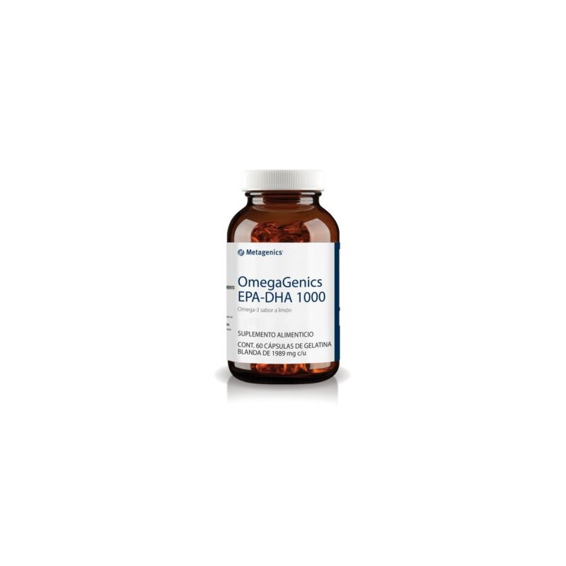 OMEGAGENICS EPA-DHA 1000 con 60 càpsulas (Omega 3, antiinflamatorio, colesterol)