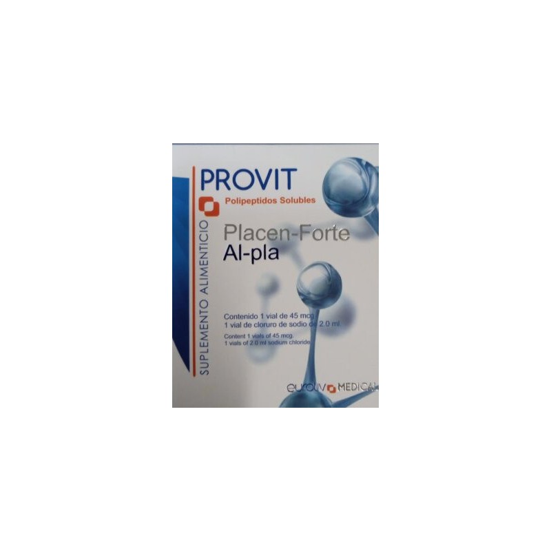 PROVIT Placenta Forte (Implante) péptidos liofilizados Vial liofilizado de 45 mcg
