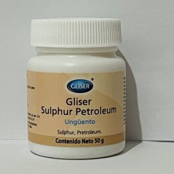 SULPHUR PETROLEUM pomada Gliser 50g (piel seca, talones agrietados) Cad 02/25