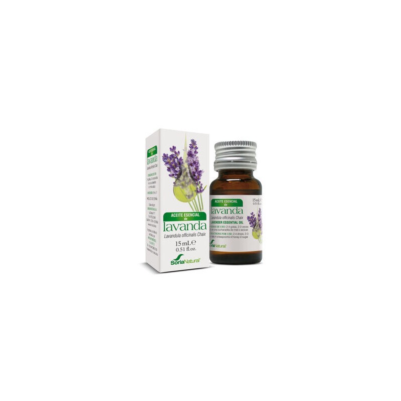ACEITE ESENCIAL DE LAVANDA Soria Natural 15ml (estrés, insomnio) Cad 5/27