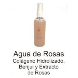 Tónico facial con AGUA DE ROSAS CONCENTRADA y Colageno Hidrolizado 125ml
