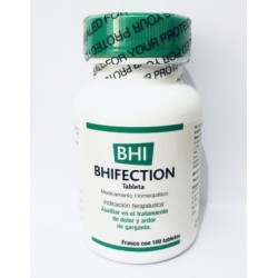 BHIFECTION frasco con 100 tabletas