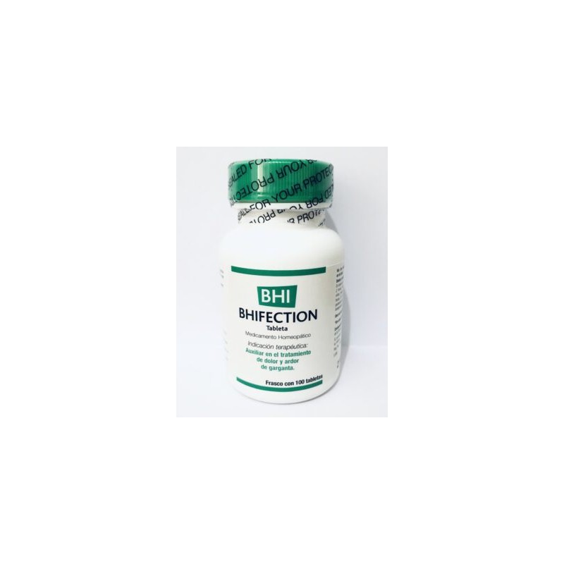BHIFECTION frasco con 100 tabletas