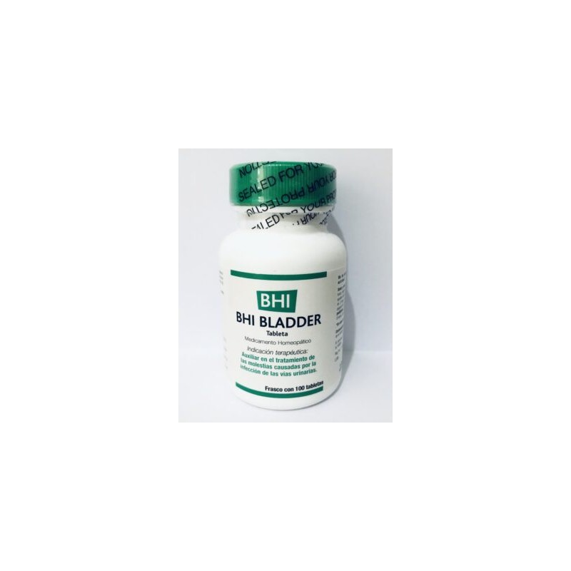 BHI BLADDER frasco con 100 tabletas